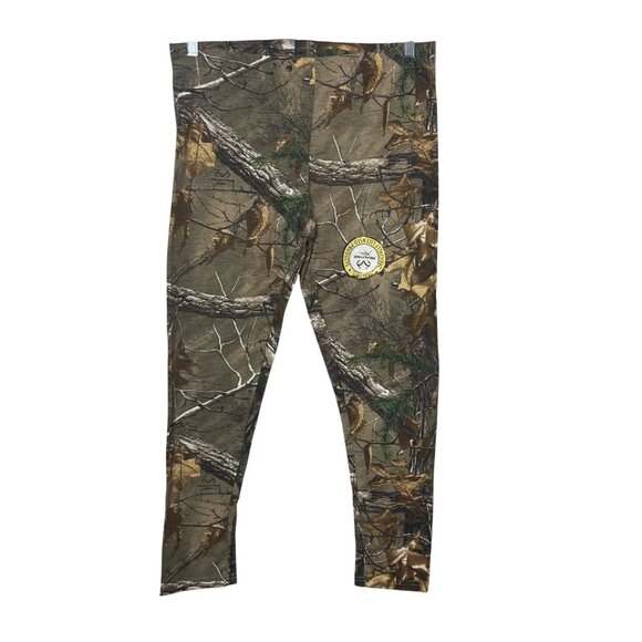 Realtree Xtra Camouflage Leggings Womens XL Brown Green New - Picture 1 of 6
